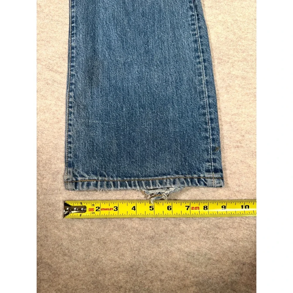 Levis 501 Original Fit Jeans Men 36x30 Blue Cotton Button Fly Straight Leg Denim
